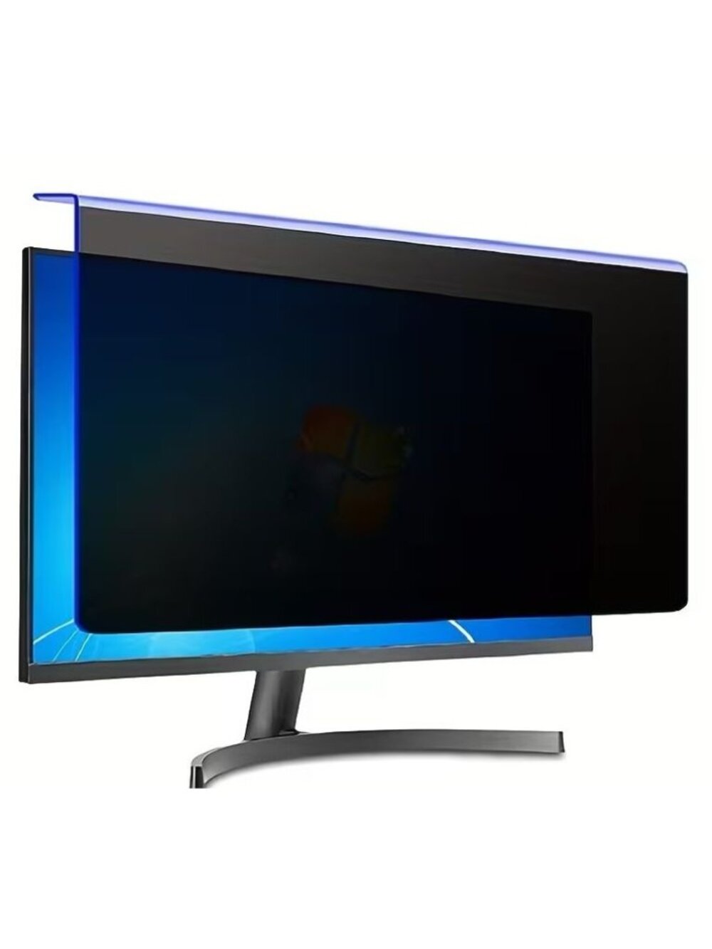 Computer Monitor Privacy for 22" screen desk top (lot of 2) 19.75" 12-7/8"